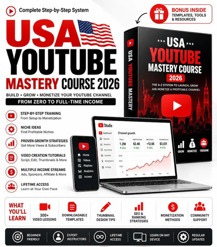 Usa youtube mastery - usa,