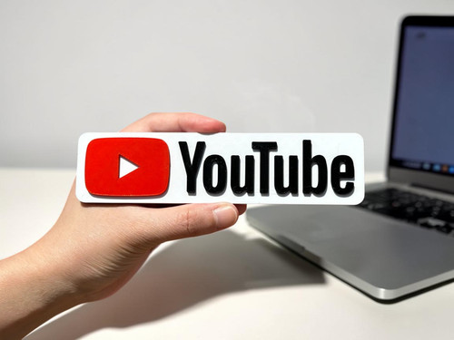 Plaque logo youtube - youtube,