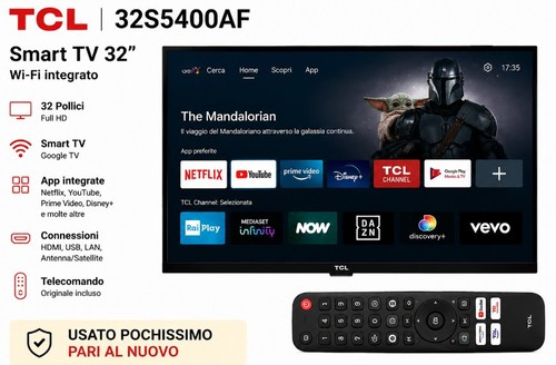 Usato tcl 32s5400af - tv,