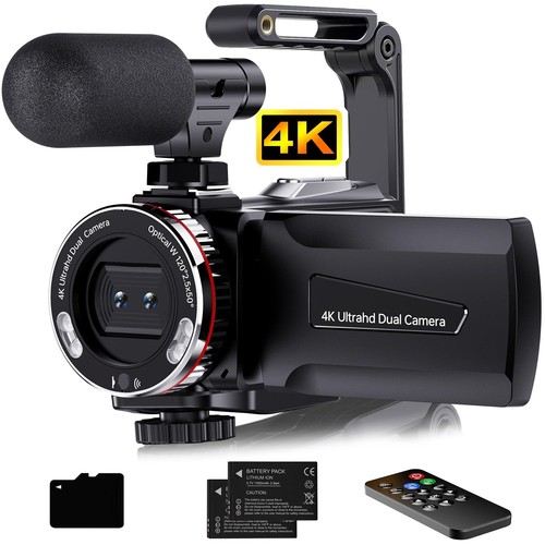 Hojocojo videocamera 64mp - 4k,