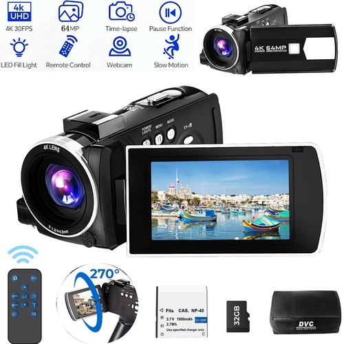 Videocamera 64mp - 4k,