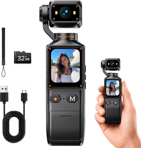Telecamera vlogging con - 2k,