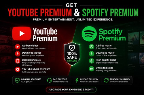 Youtube premium spotify - premium, e