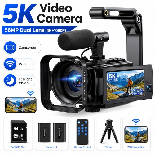 Videocamera doppio obiettivo