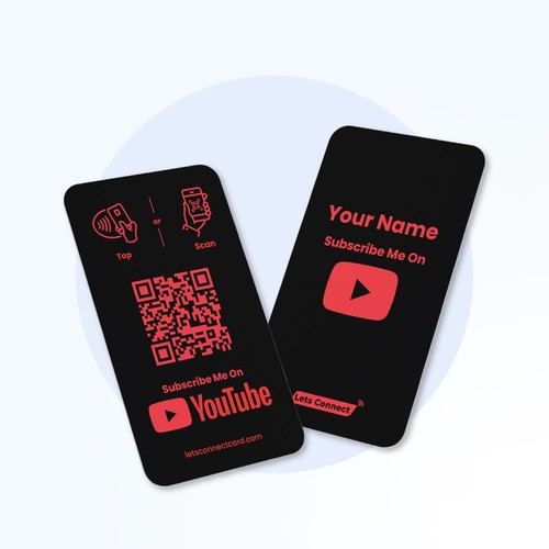 Biglietto visita youtube - biglietto,